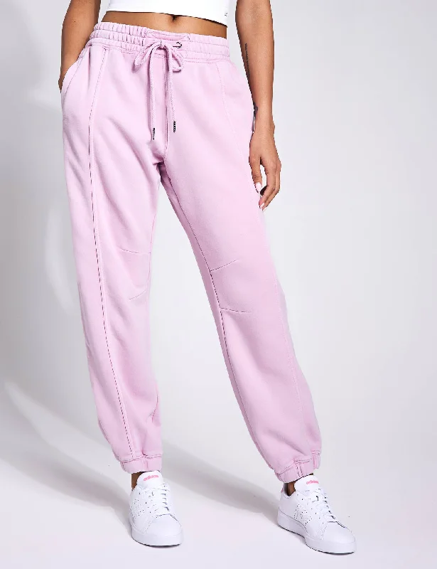 Rocker Chic Fashion Sprint To The Finish Pants - Powder Pink