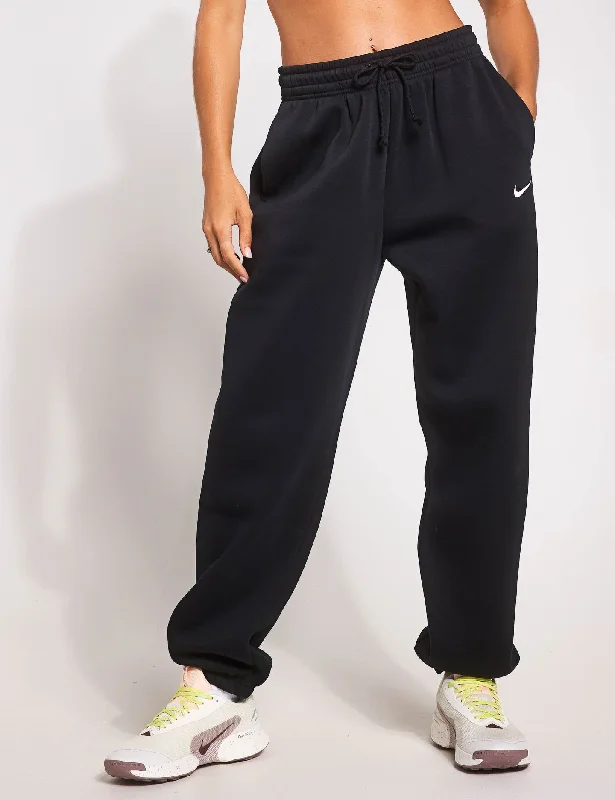 Evening Looks Sportswear Phoenix Fleece Oversized Sweatpants - Black/Sail