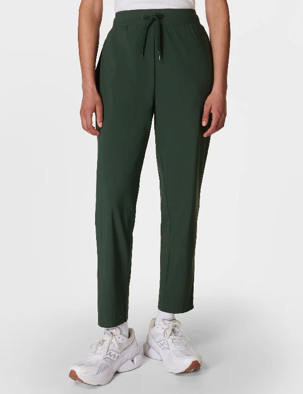 Chic Wardrobe Explorer Side Stripe Trouser - Trek Green