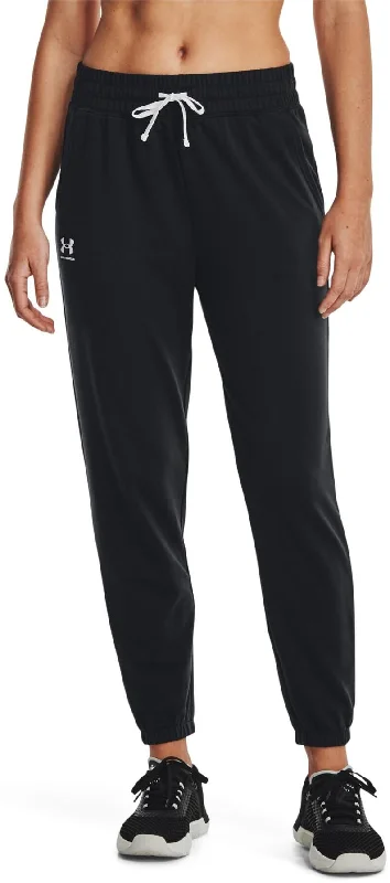 Fashion Essentials Under Armour Rival Terry Womens Training Joggers - Black